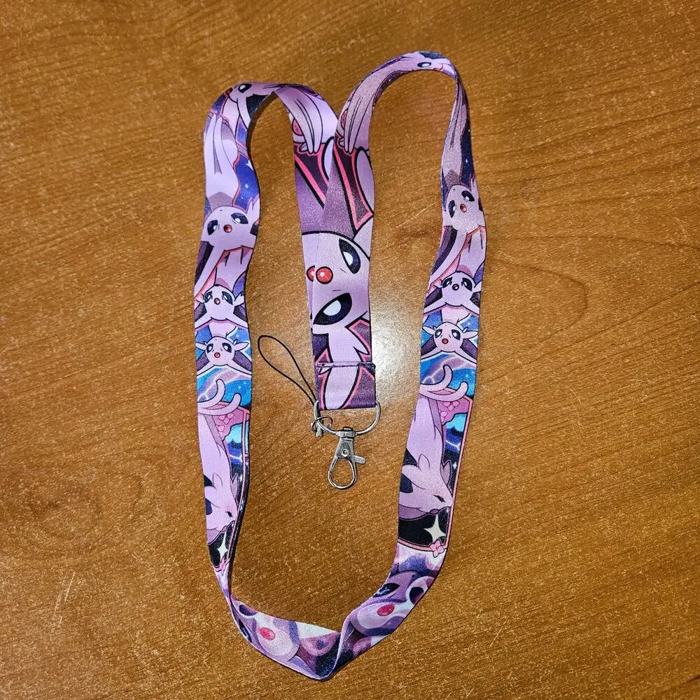 Pokémon Espeon Lanyard Psychic Elegance for Your Everyday Carry